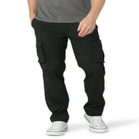 Pantaloni de marfă cu picior drept sintetic de confort extrem pentru bărbați Lee automobil pentru bărbați