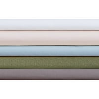 Tun Solid Percale Verde Twin Foaie Set