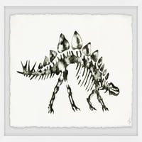 Marmont Hill Stegosaurus Schelet Încadrată De Perete Art, 24.00 1.50