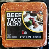 Carne de vită măcinată condimentată cu Taco, lb
