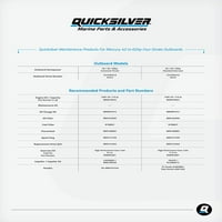 Mercur Quicksilver piese * W Hi-Perf lubrifiant & pompa 91-802891Q05