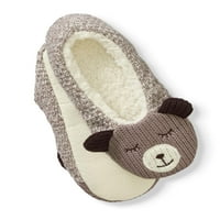 Femei Sleepy Bear Knit Pull-On Papuci șosete