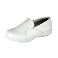 HOUR COMFORT Calista wide Width Pantofi confort pentru munca si tinuta Casual alb 7.5