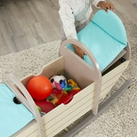 Little Tikes teeter Totter, jucărie din lemn și bancă de depozitare pentru copii, Copii, Băieți și fete vârste-5