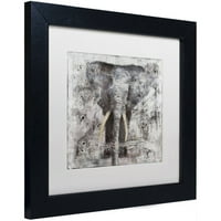 Marcă comercială Fine Art Wild Life Canvas Art de Joarez, alb mat, cadru negru
