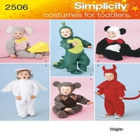 Simplitate Toddler ' s Size 1 2-costume model, fiecare