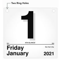 - O privire astăzi este Reumplere zilnică a calendarului de perete, 1 2 8