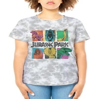 Jurassic Juniors Neon Boxes Tricou Grafic Cu Mânecă Scurtă