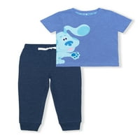 Blues clue ' s Baby & Toddler Boy T-Shirt & Jogger Pantaloni costum Set, 2 piese