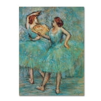 Marcă comercială Fine Art 'Two Dancers' Canvas Art de Degas