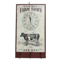 Sagebrook acasă bovine ceas placa cu cârlige