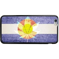 Cellet TPU Proguard caz cu Colorado Flag cu Marijuana pentru iPhone Plus