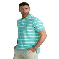 Tricou Polo din bumbac cu dungi clasic pentru bărbați Chaps, dimensiuni XS-4XB