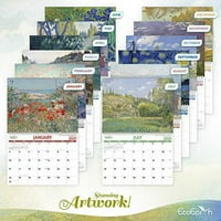 Impresionist Art Wall Calendar pentru, Painting Masters calendar lunar