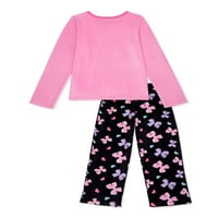 Jojo Siwa Fete Maneca Lunga Top & Pantaloni Lungi 2 Piese Pijama Set Dimensiuni 4-10