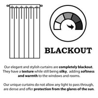 Designart 'Aur Zig-Zag Lanț Pe Negru' Mijlocul Secolului Modern Blackout Cortina Panou