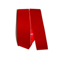 Hârtie catifea Crăciun roșu polipropilenă panglică, 100yd 2.5 in, 1 pachet