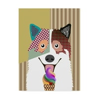 Marcă comercială Fine Art 'Bangkaew Dog' Canvas Art de Lanre Adefioye