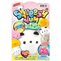 Ja-Ru Squeesh Yum distracție Jigglies noutate jucărie - - asortate caractere și culori-fiecare vândute separat